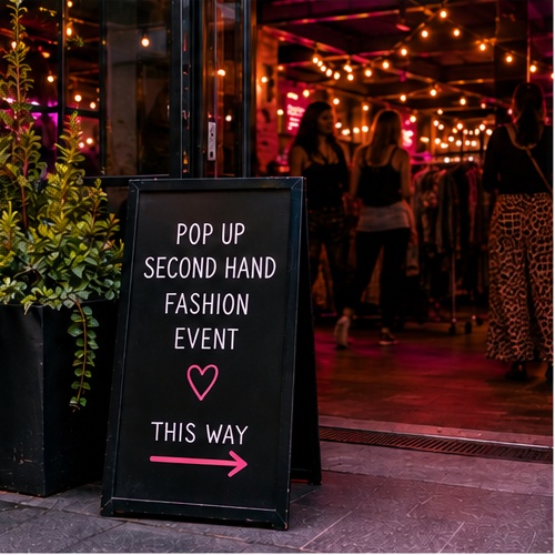 Repeat Chic seller event entrance