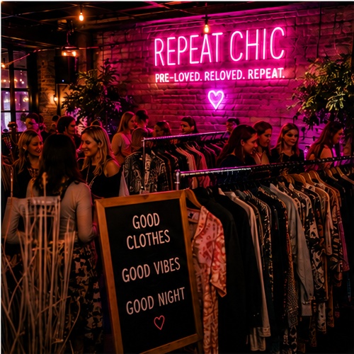 Repeat Chic pre-loved fashion event